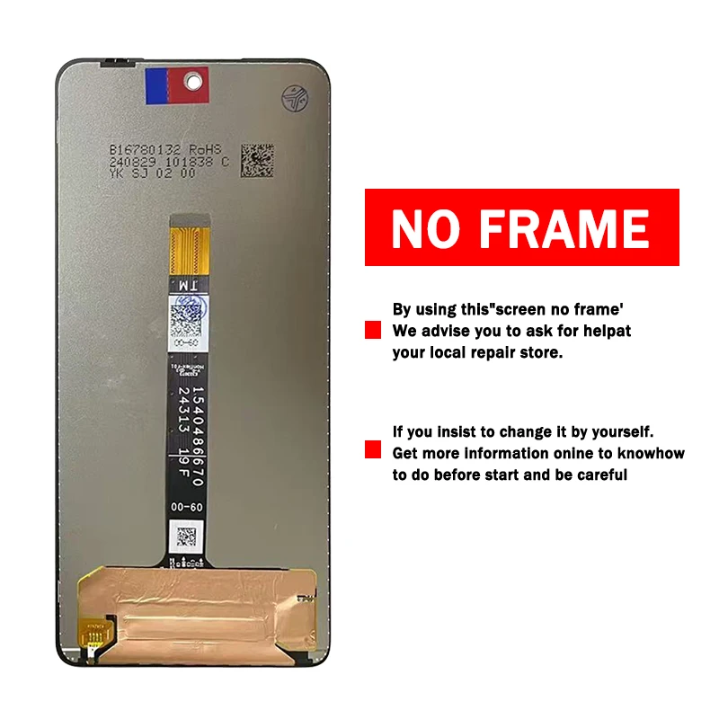 6.78'' Tested G75 Display Screen For Motorola Moto G75 LCD Display