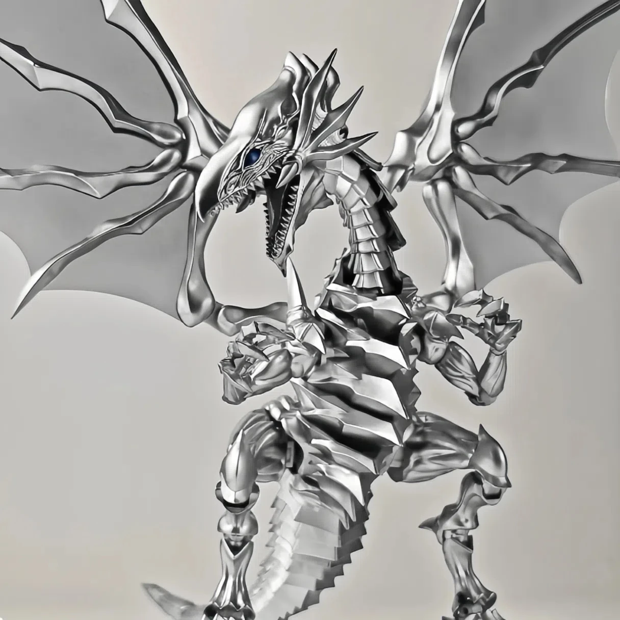 【جديد-ساخن】Yu-Gi-Oh Arrogant Dragon Blue-Eyes White Dragon Assembly Model Figure Desktop Decoration Holiday Birthday Gift
