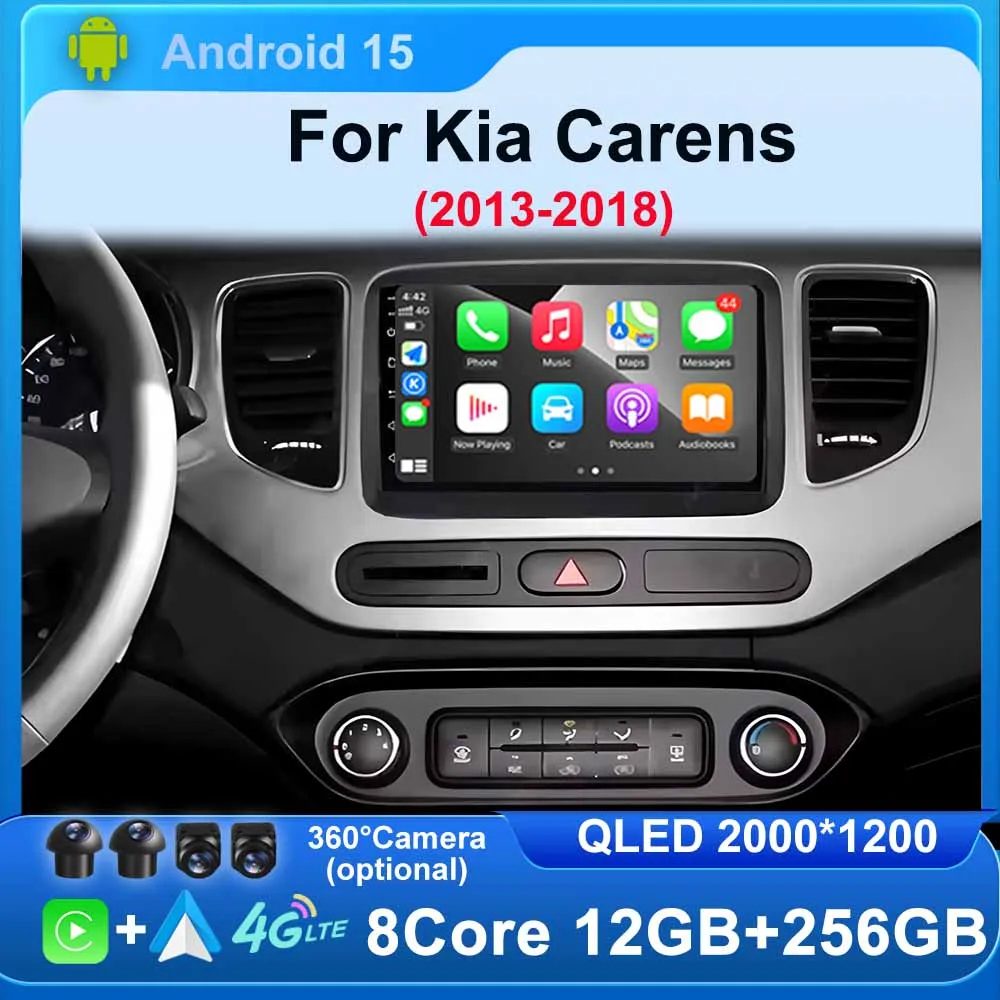

9 inch Intelligent Car Android System for Kia Carens 2013-2018 Car Radio Multimedia Player Stereo GPS Carplay 4G BT No 2din