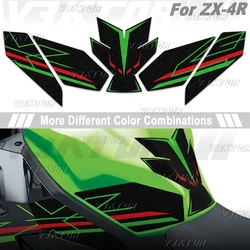 Motorcycle Tank Pad Sticker Fuel Tank Protection Decal For ZX 4R ZX4R 40th ZX-4RR ZX 4RR ZX4RR 2023 2024