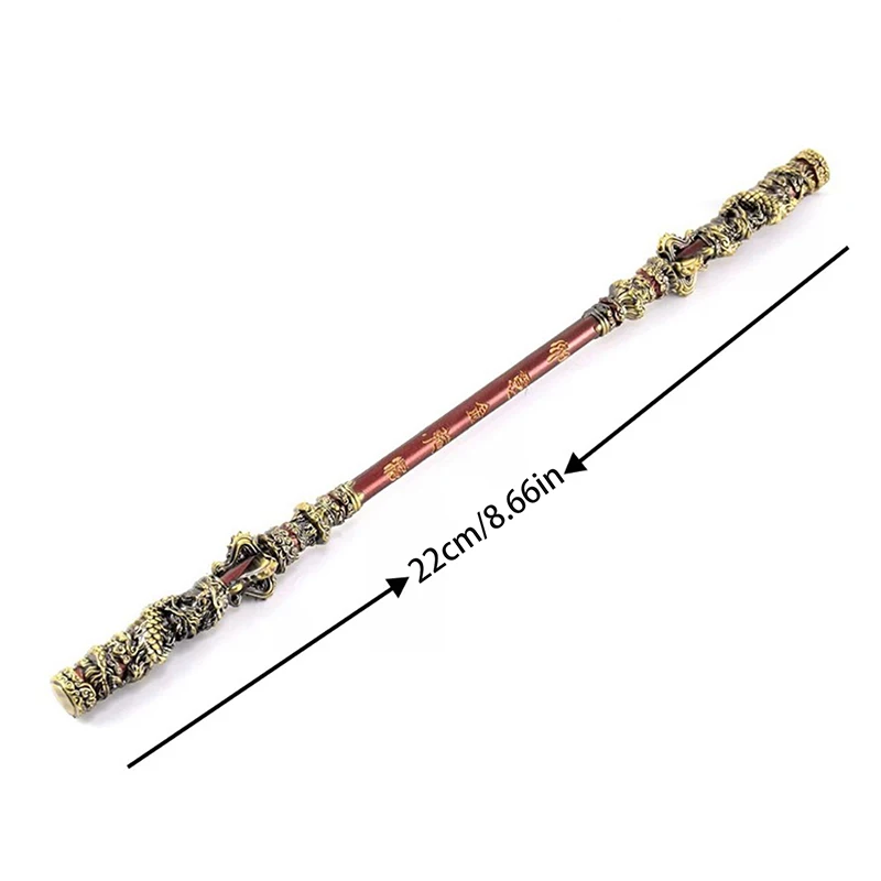 22/30cm schwarzer Mythos Wukong Waffe Sonnen affe Spiel goldene Kuschel Anime Metall Modell Souvenir Geschenke Handwerk Ornament