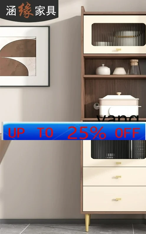 

LH modern simple dining side cabinet integrated wall storage tea cabinet