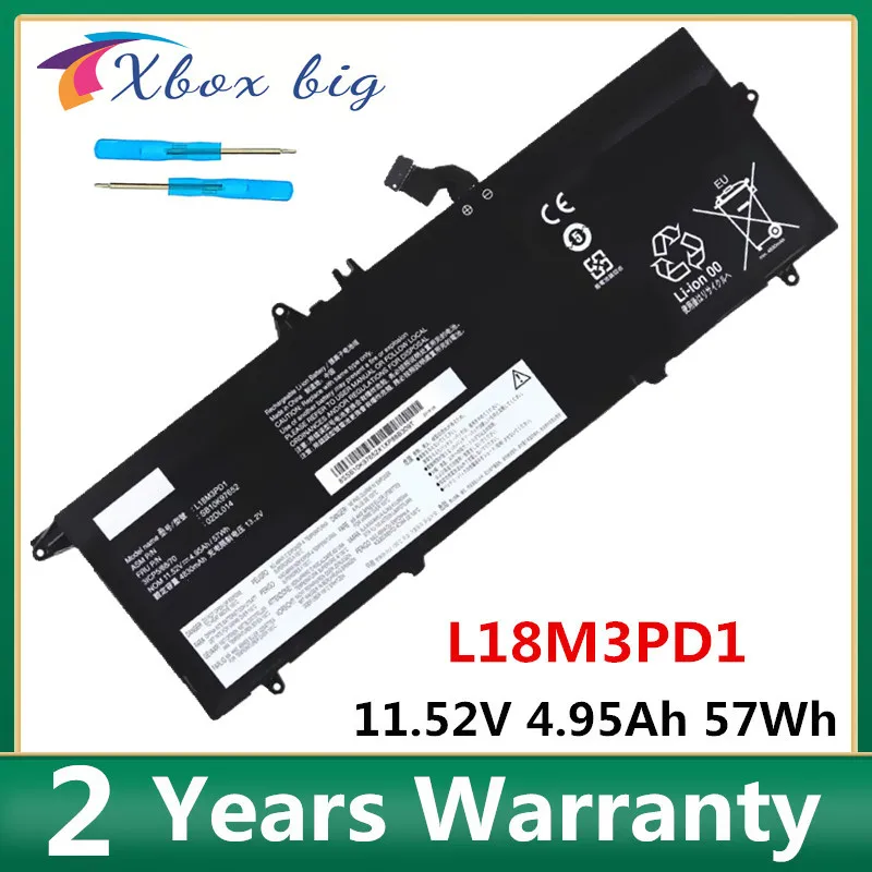 L18M3PD1 Laptop Battery For Lenovo Thinkpad  T490S T495S T14S L18L3PD1 L18M3PD2 L18C3PD2 02DL013 02DL014 02DL015 02DL016