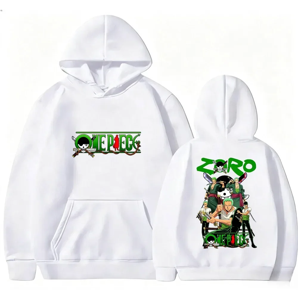 One Piece Zoro Anime Print Hoodie Kinder Jungen Mädchen Unisex Langarm Freizeit Pullover Kapuzenpullover Kinder Alltags-Oberteil – Detail 9