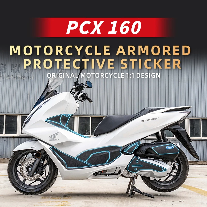 

Used For HONDA PCX 160 Motorcycle Body Plastic Parts Area Armour Decoration Protective Stickers Of Motor Bike Accessories Refit