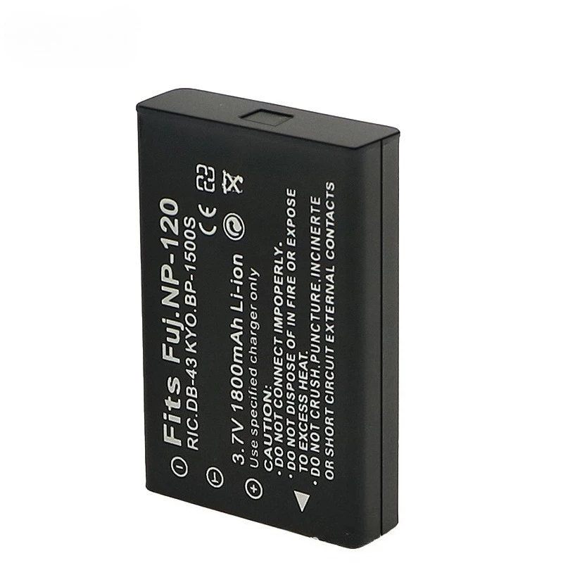 FNP 120 Akku 1800 mAh für Fujifilm für Pentax D LI92 DLI7 Kameras, hohe Kapazität, vollständig dekodierter Ersatz