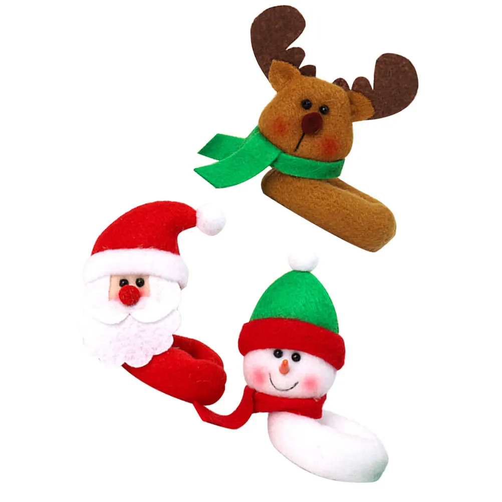 

6Pcs Christmas Wine Glass Marker Creative Elk Snowman Santa Cup Identifier Party Drink Tags Red Wine Glass Marker Festive Charms