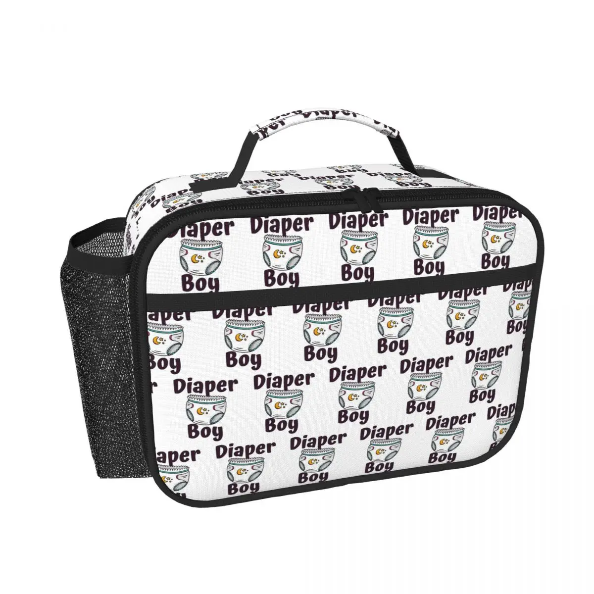 

Abdl Diaper Boy Ddlg Adult Baby Diaper Insulated Lunch Bag for Women Children Portable Food Boxes Thermal Lunch Box Tote