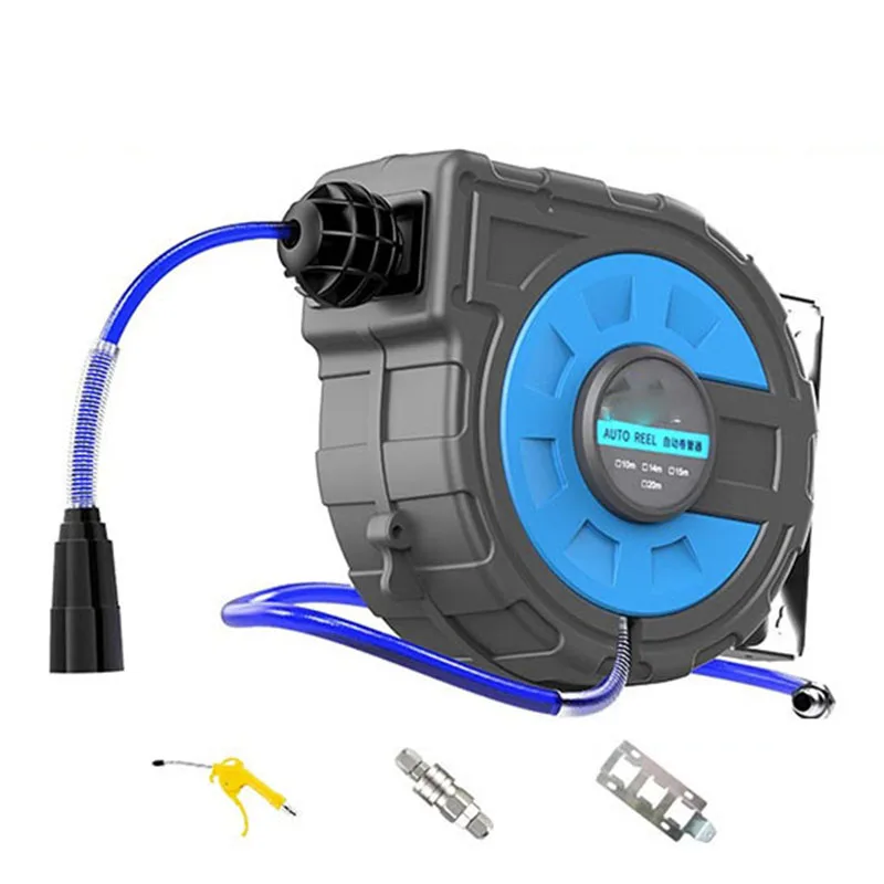 

NEW Hose Reel for Garden Auto Repair Air cannon Retractable Storage Pipe Reel 10/20/18M Automatic Retract Reel Rotatable Pipe Co