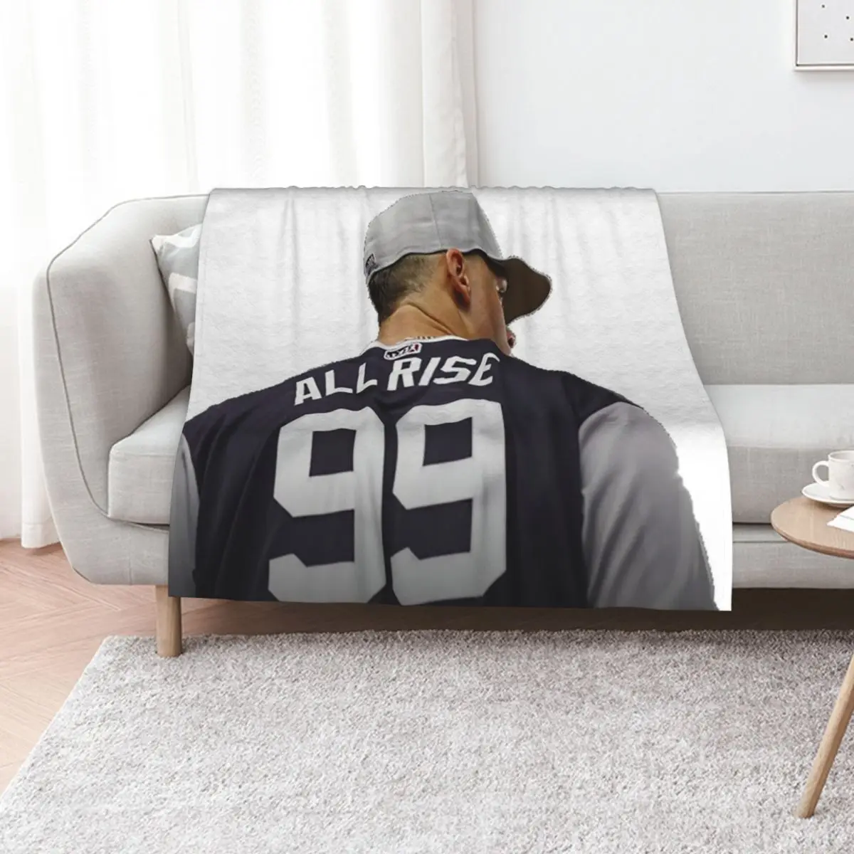 Aaron Judge Couverture en peluche moelleuse pour canapé et chaise
