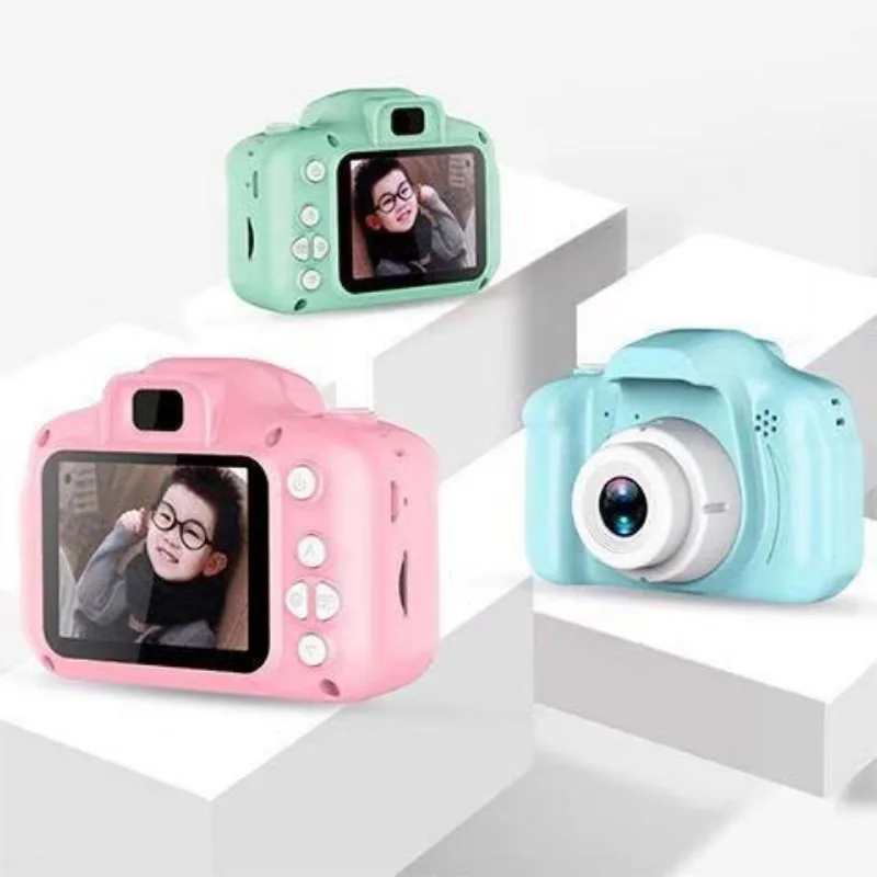 HD children's digital camera cartoon camera portable SLR camera toys kids birthday gift