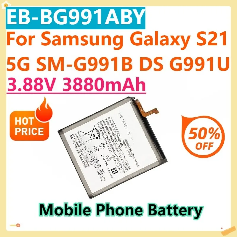 

Сменный аккумулятор для Samsung Galaxy S21 5G SM-G991B DS G991U B-BG991ABY 3,88 В 3880 мАч