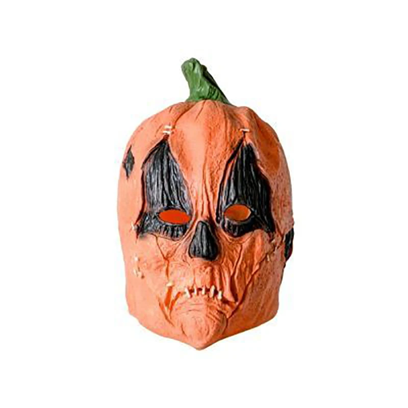 Novelty Pumpkin Head Masquerade Masks Creepy Scary Halloween Decorations Cosplay Carnival Comic Con Tricky Skull Clown Bar Party