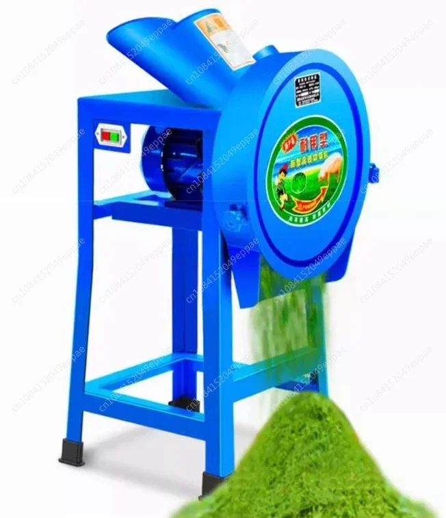 Electric Grass Chopper Cattle and Sheep Breeding Agricultural Green Feed Grass Cutter Crusher Shredder Melon Slicing Machine