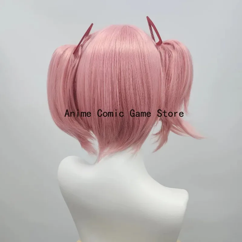 

Аксессуары для волос Kaname и 2021, Puella Magi Madoka Magica, высокотемпературный шелковый розовый парик для косплея, внутренняя сетка