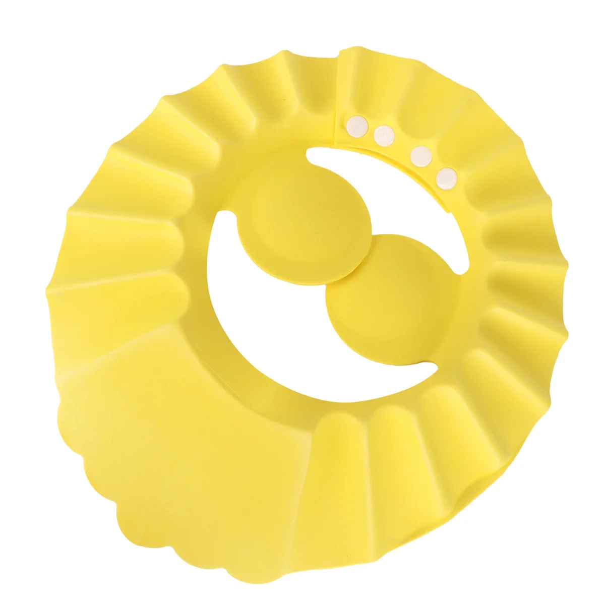 Cuffia per doccia per bambini Cuffia da bagno per neonati con protezioni per le orecchie 40-55 cm 3M-6Y Resistente al calore 80 gradi Morbido materiale elastico premium