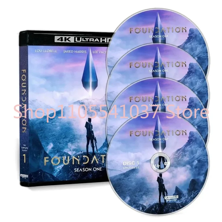 Fotografia 3: 4K UHD Foundation Temporadas 1-3 Discos Blu-ray Compatíveis com PS5 XSX DD5.1 HDR10 BD