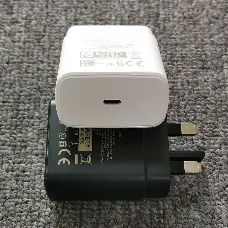 USB C Charger 45W UK PD Super Fast Charging Adapter For Galaxy S24 S23 S22 S21 S20 Note 20 Ultra 10 Plus FE Z Flip Fold 5 4 3 2