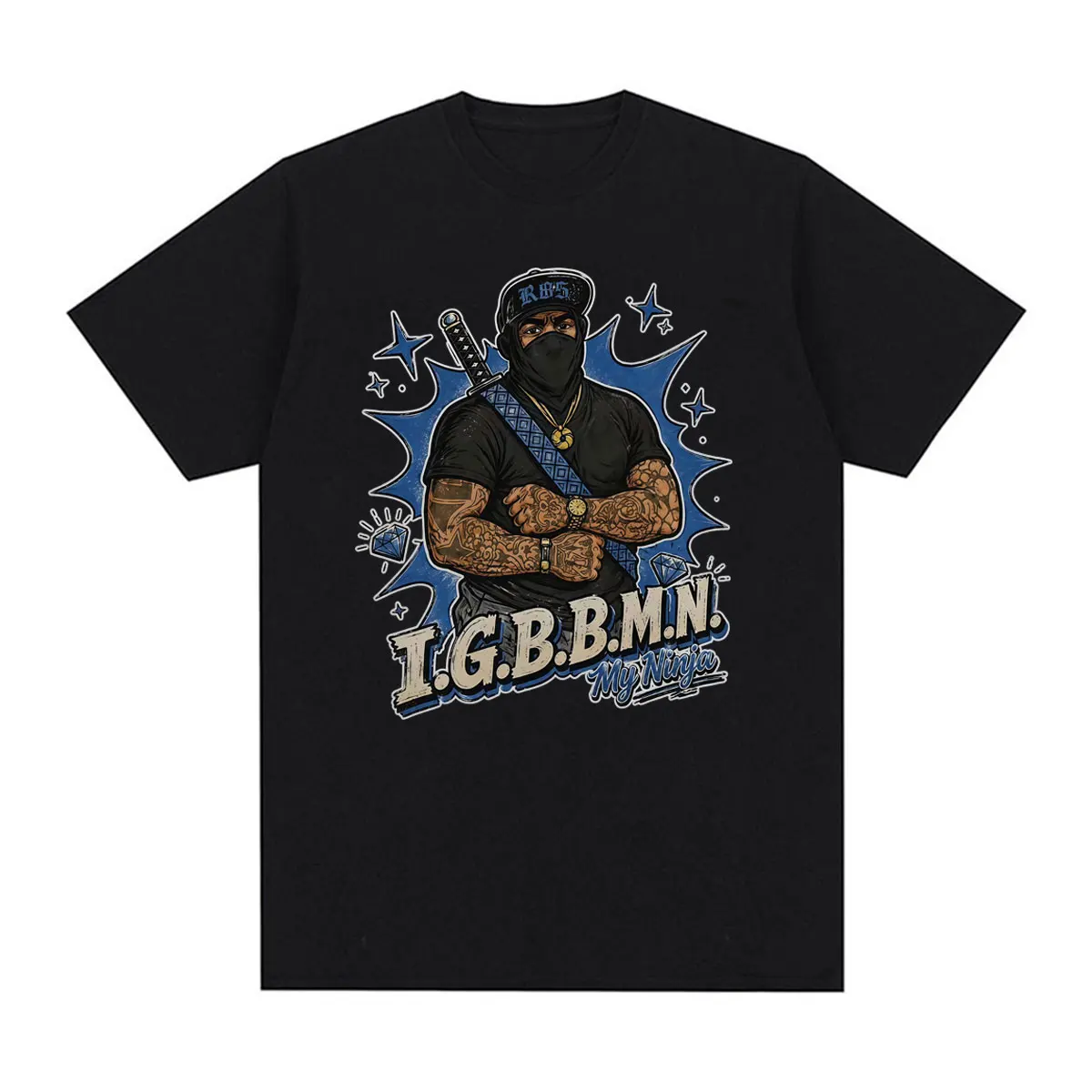 Funny Its Gonna Be Bad My Ninja T-shirt Dustin Poirier IGBBMN Meme T Shirts Men Women Violence Aesthetic Oversized Cotton Tshirt