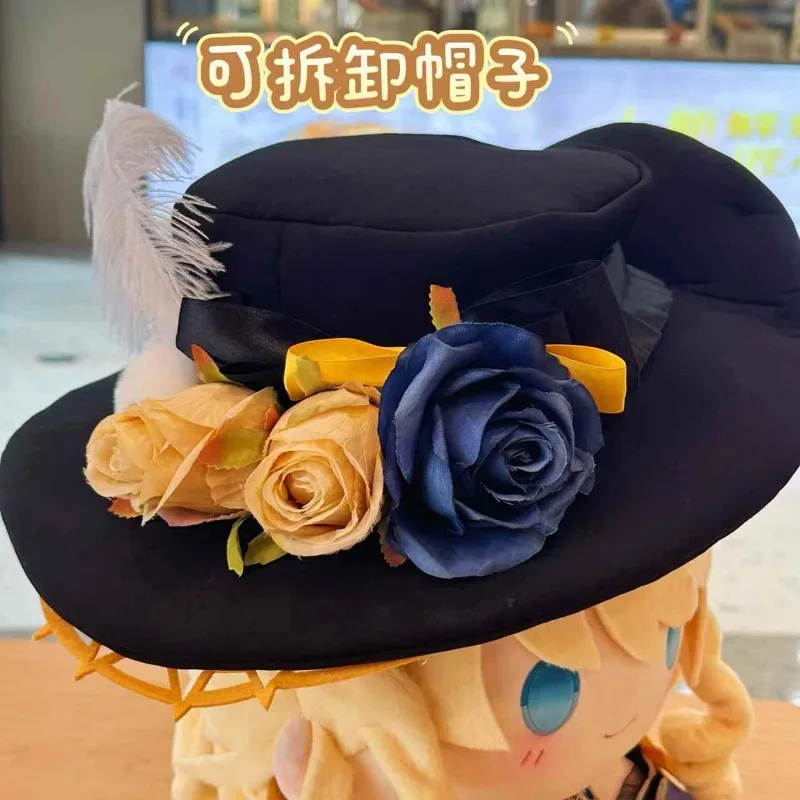 40cm Genshin Impact Navia Caspar Cartoon Stuffed Plushies Plush Doll Clothes Soft Pillow Anime Cute Figure Game Toy Kids Gifts