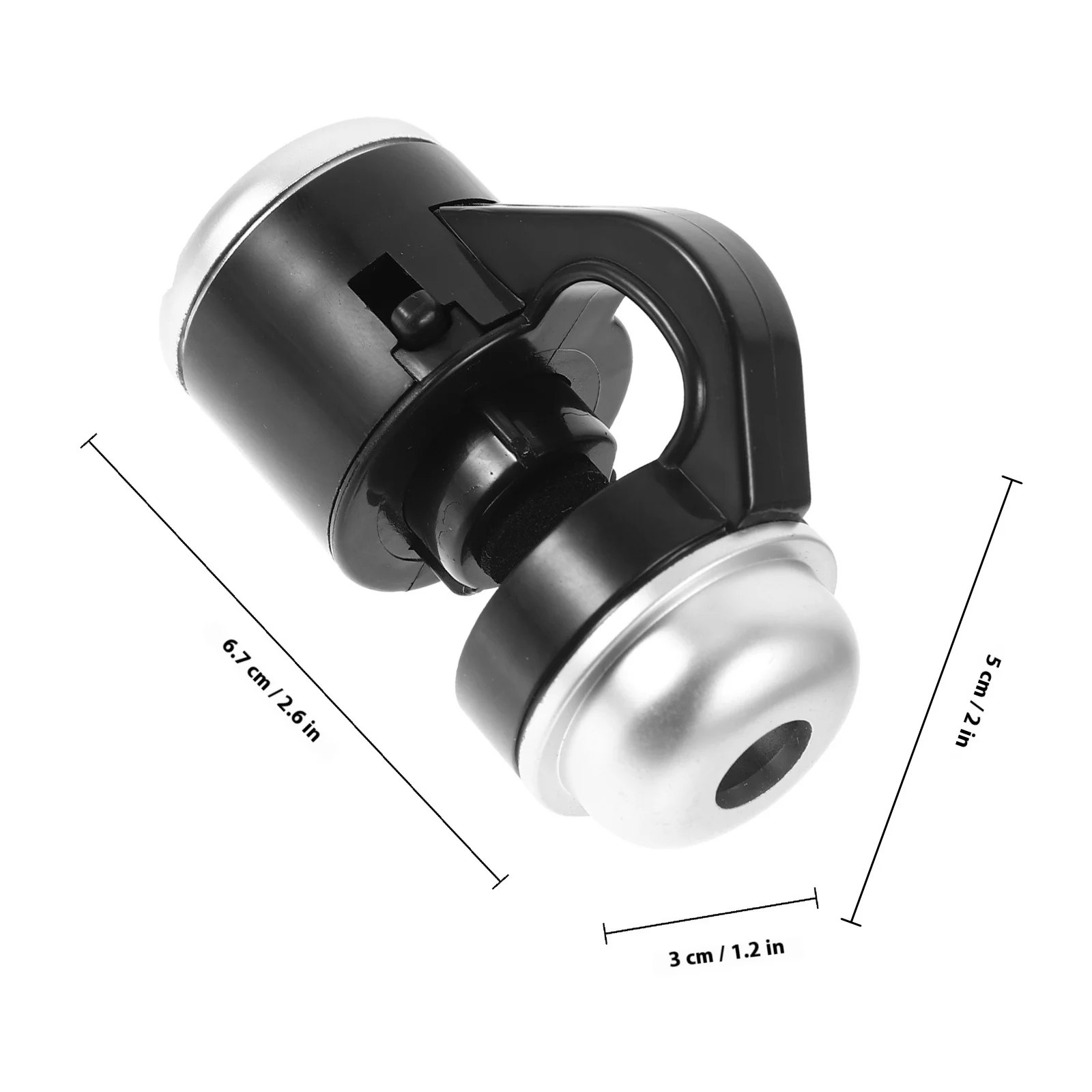 مجهر بيولوجي أحادي العين مجهر بلاستيكي محمول لتجربة مختبر تعليم العلوم للهاتف المحمول #4