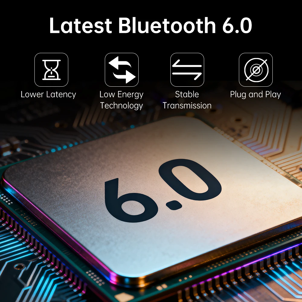 Fenvi USB Bluetooth 6,0 Dongle adaptador para Windows 11/10/8,1 transmisor receptor Bluetooth para teclado inalámbrico ratón
