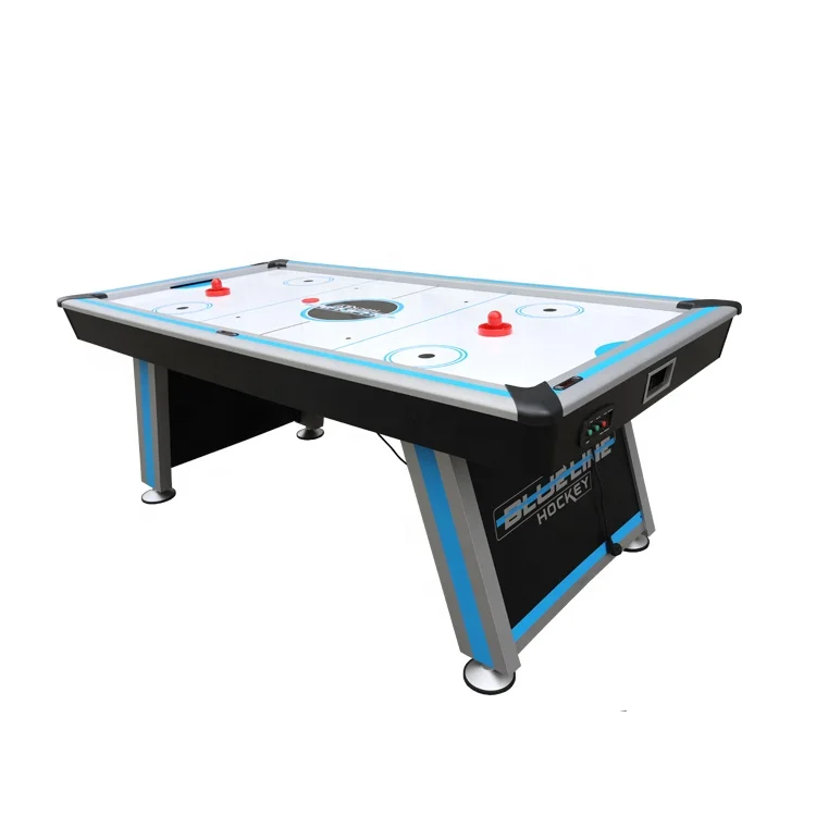 7 '84 indoor air hockey table with home electronic scoreboard