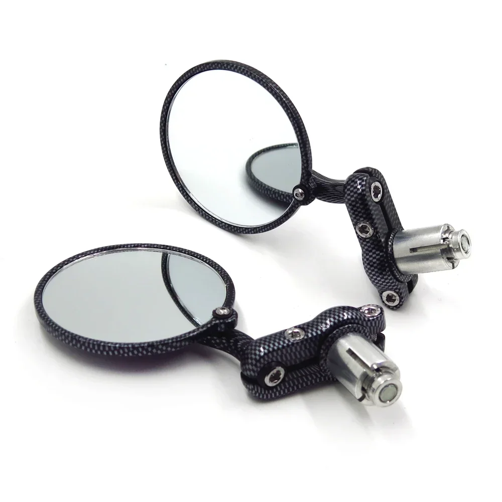 

Carbon Motorcycle 1 Inch Bar End Mirrors for Motorcycle Honda Kawasaki Suzuki Yamaha Ducati