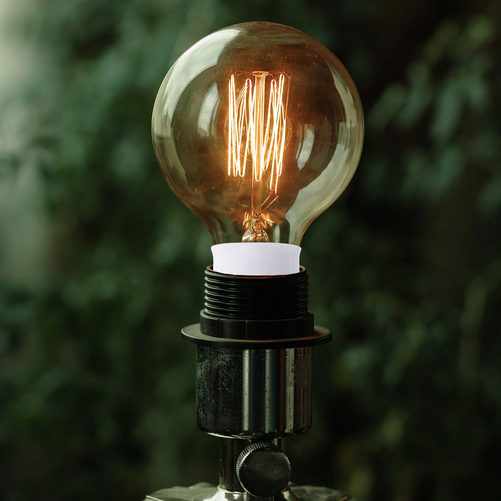 

10Pcs Light Bulb Socket Converter E14 to E12 Lamp Holder Adapter Heavy Duty Not Easy to Deform Ideal for Workshops Garages Shops