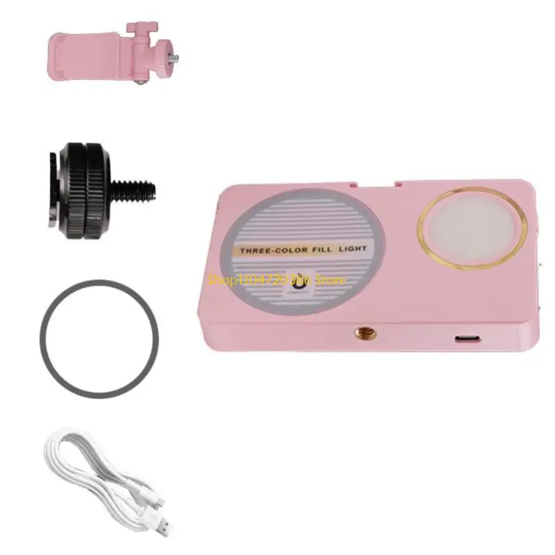 K0EA Карманный аккумуляторный светильник для телефона с магнитной насадкой заполняющий свет для фотографии