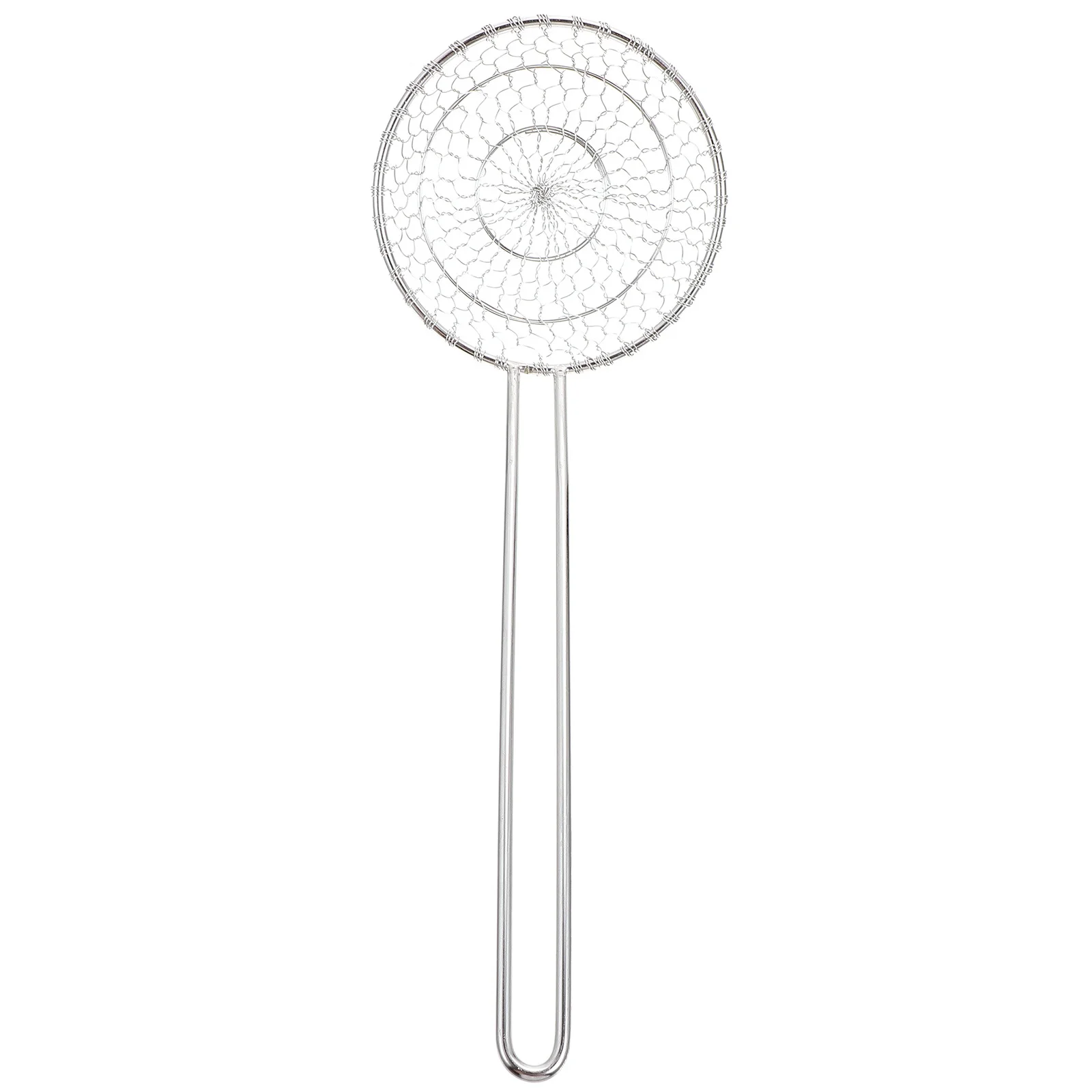 

1pc Stainless Steel Skimmer Spoon Long Handle Frying Strainer Heat Resistant Kitchen Utensil For Oil Water Separation Cooking