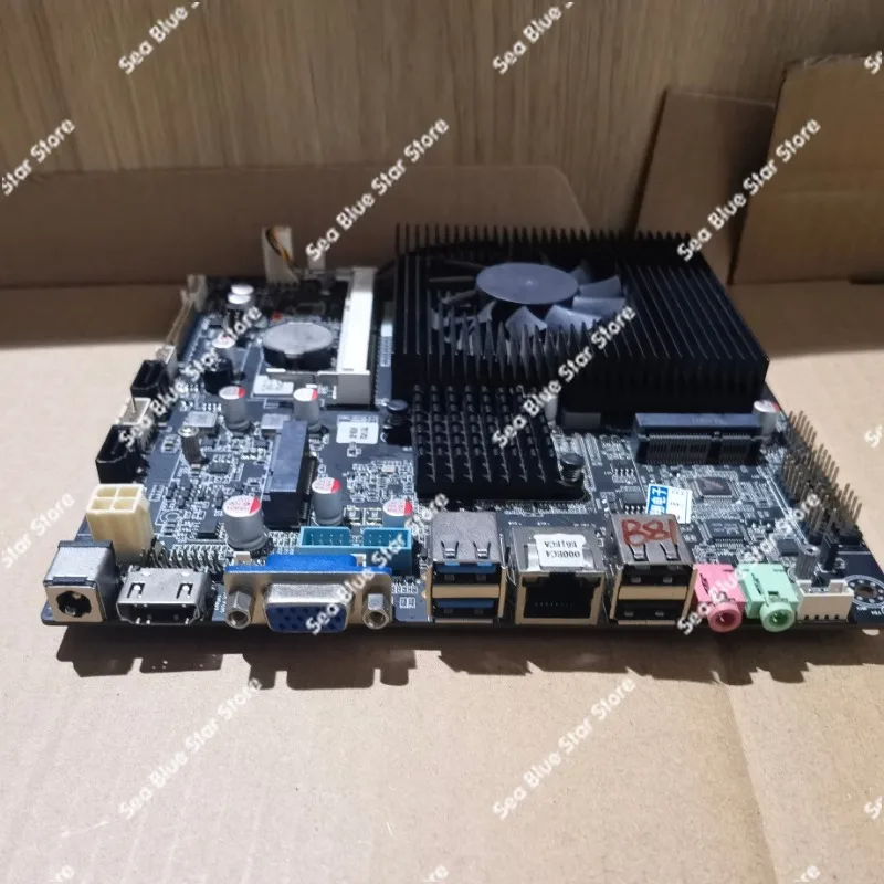 Integrated machine main board XT-HM76TLM VOB with i3 DDR3 Lvds POS machine, second-hand disassembly of the main board