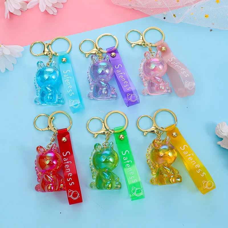 미니소 열쇠고리, 귀여운 액세서리, 트렌디한 가방 펜던트, 열쇠고리