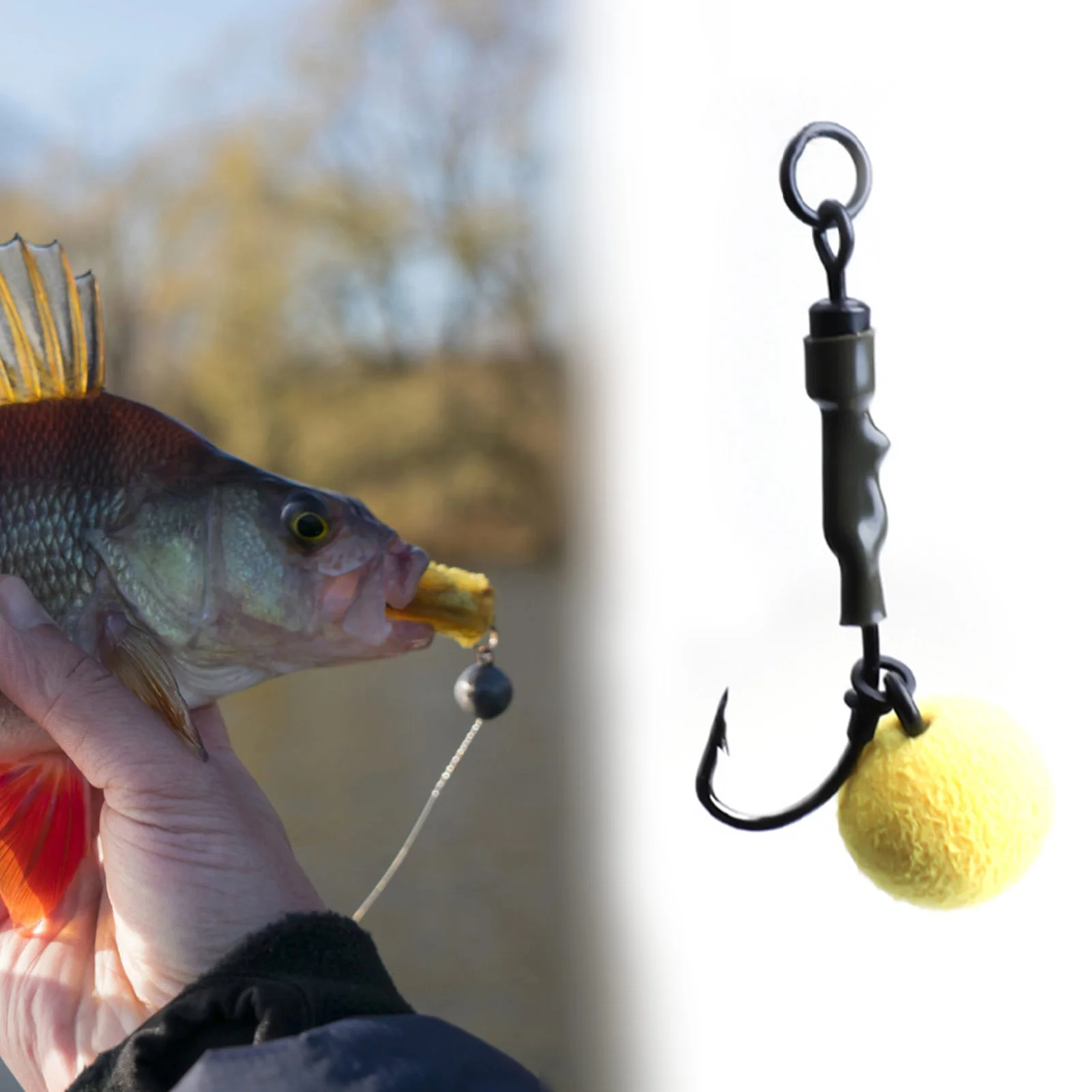 

3pcs 2-8# Fishing Hooks Durable High Carbon Steel Hard Fishing Hook For Freshwater Saltwater Mousing-hook Barbed Fishhook Set