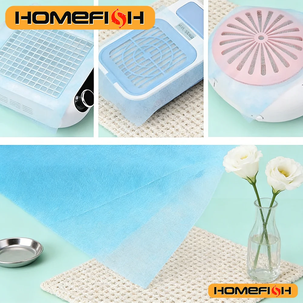 100Pcs Nail Vacuum Clean Collector Filter Paper Set Dustproof Replace Filters Disposable Manicure Machine Dust Accessory view 2