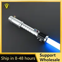 Lightsaber Neopixel Jedi Laser Sword Metal Hilt Heavy Dueling Sensitive Smooth Infinite Changing Hitting Sound LTG Light Saber