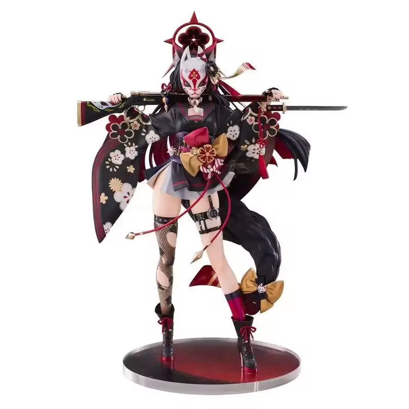 

Статуя синего файла игрового персонажа, красивая девушка Косака Вакамо, модель, статуя, подарок, украшение для рабочего стола