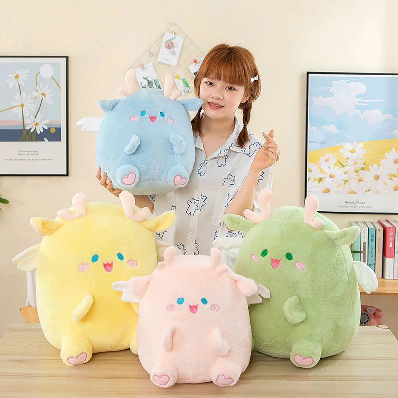 かわいいぬいぐるみ太ったドゥエンドラゴン人形寝ている女の子人形癒しの祭り誕生日プレゼント