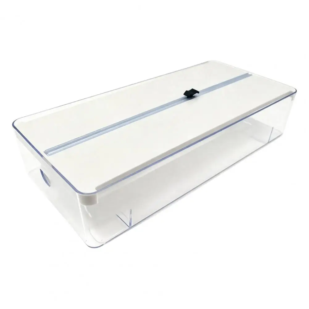Modular Kitchen Drawer Dividers Adjustable Plastic Wrap Dispenser Aluminum Foil Dispenser with Adjustable Sliding for Plastic