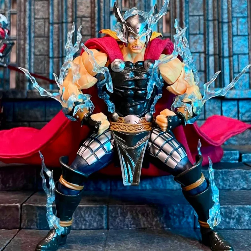 

In Stock KO Thor Kaiyodo Revoltech Amazing Yamaguchi Action Figure PVC Model Toy Collectible Doll Joint Movable Full Set Gift