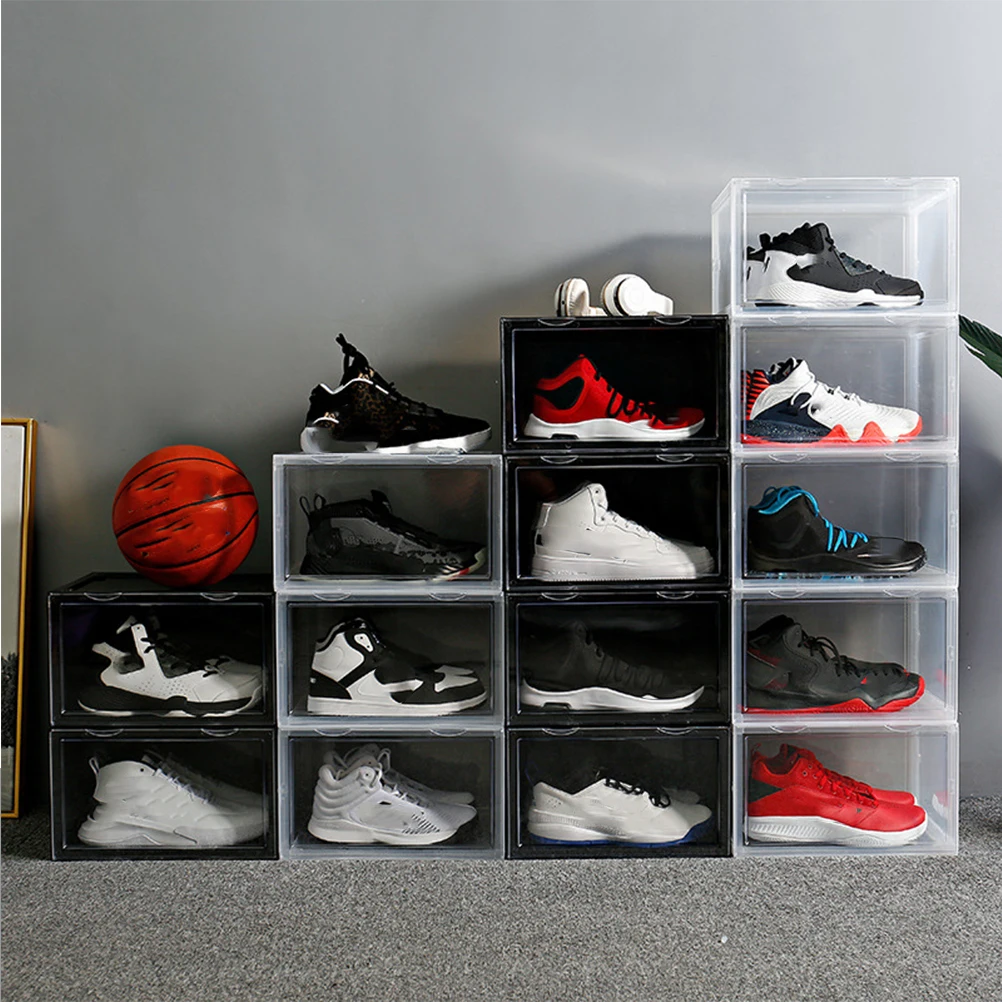 

Transparent Shoe Box Store Container Storage Containers Drawer Portable Shoes Case