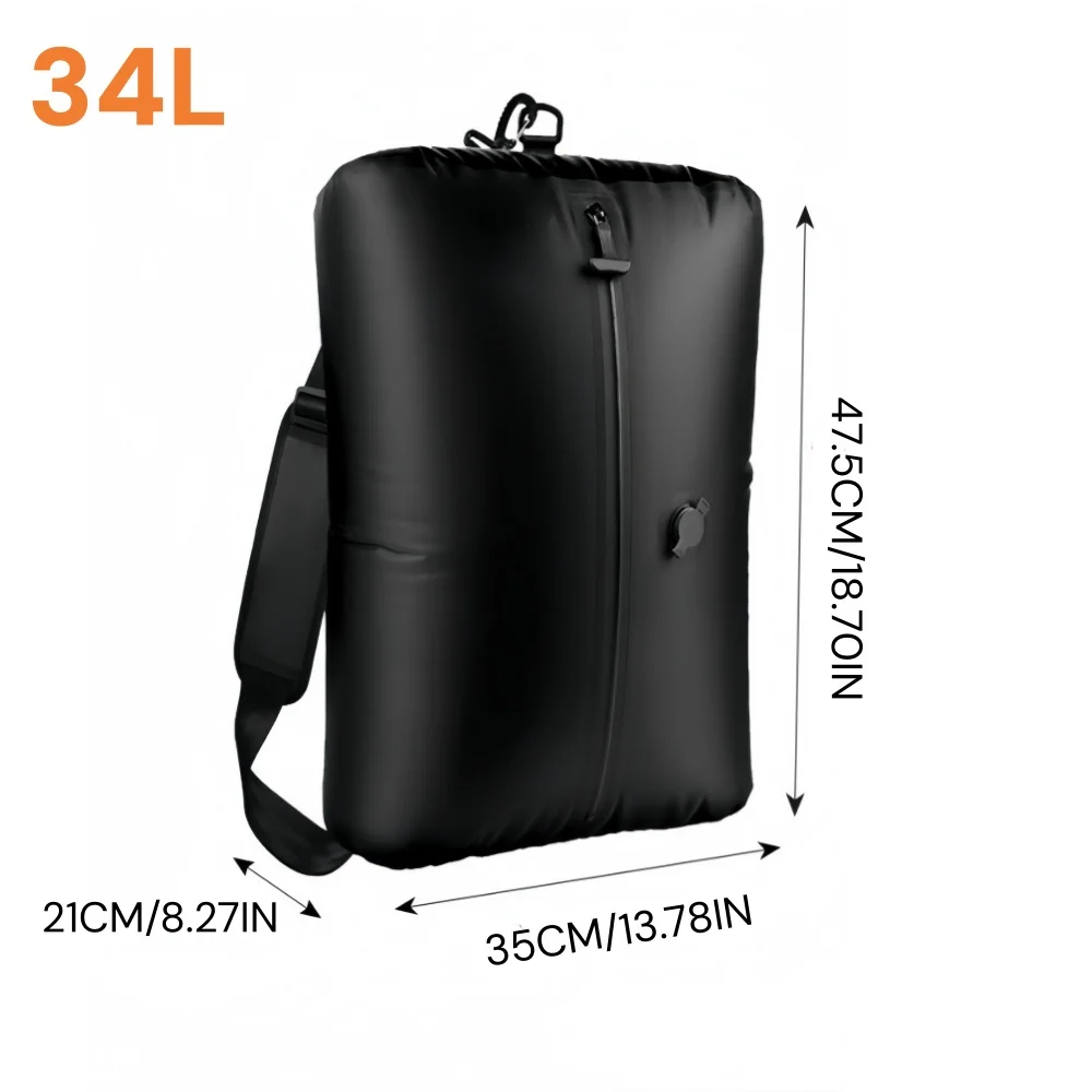 Outdoor vacuümcompressiezakken, opbergzakken voor kamperen, reizen, kleding, lichtgewicht, ruimtebesparende organizer voor wandeltochten