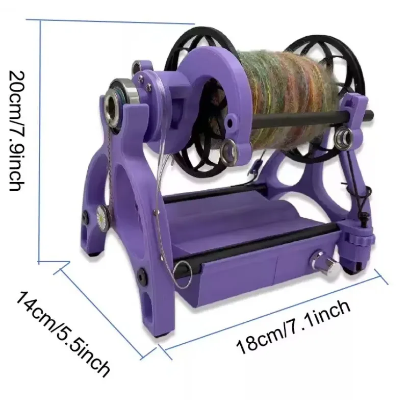 Adjustable-speed electric spinning wheel, suitable for natural animal fibers, durable manual spinning and twisting machine
