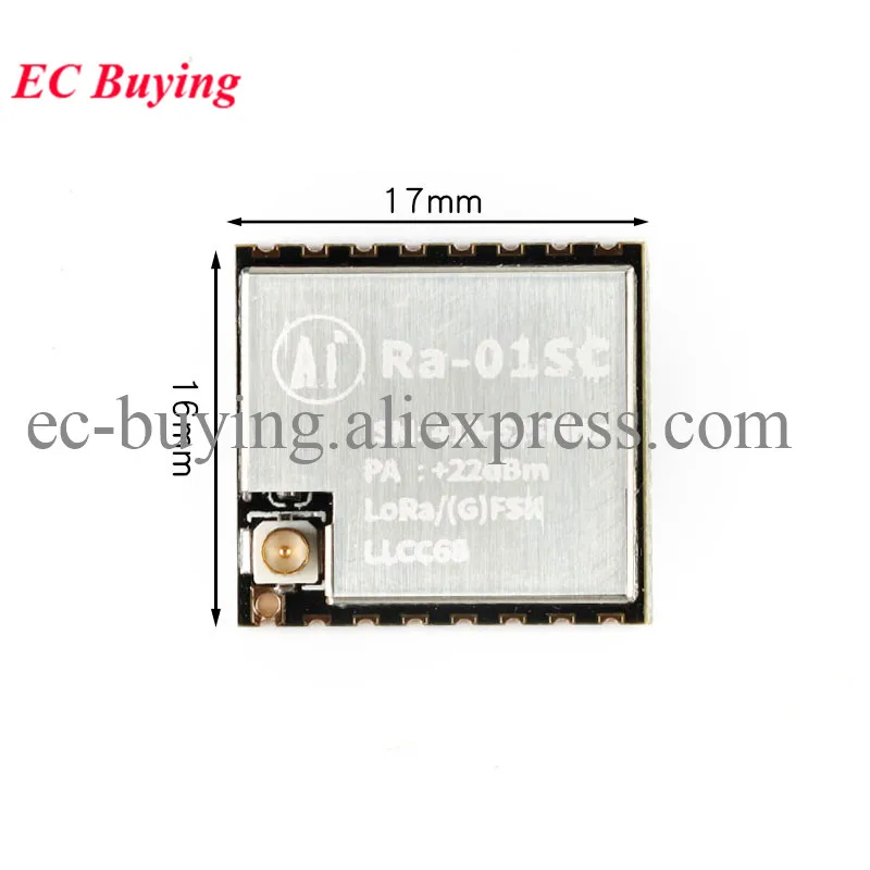 Ra-01SC Ra-01SCH-P Ra-01SC-P LoRa Spread Spectrum RF Wireless Modul Radiofrequenz 433 MHz 868 MHz SPI LLCC68 Federantenne – Detail 5