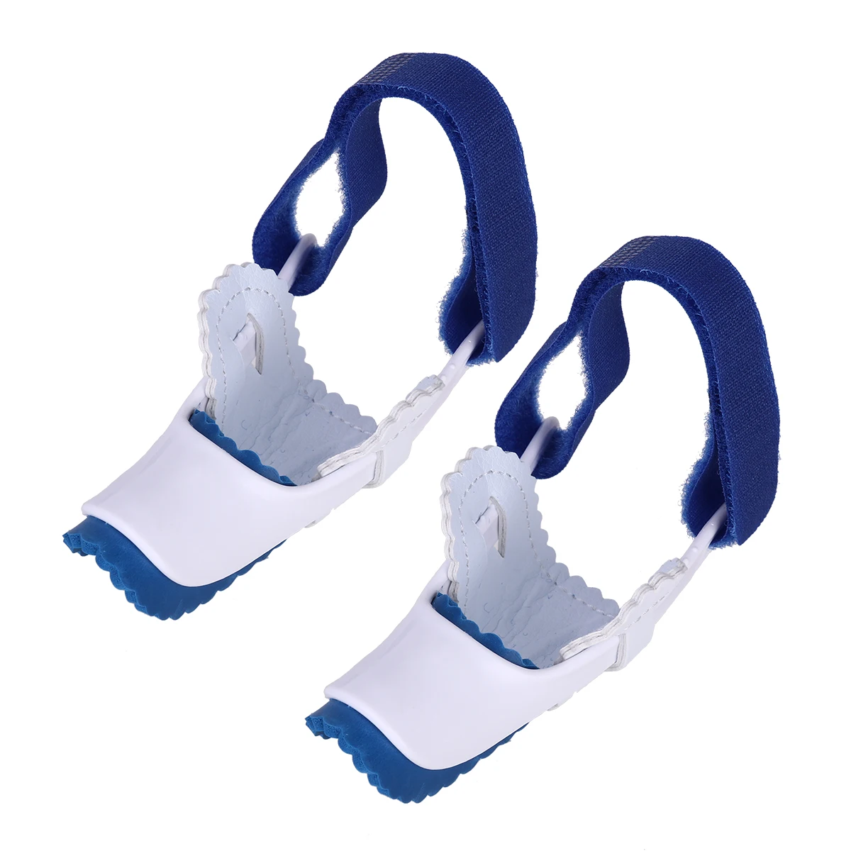 

Practical Big Toe Bunion Correctors Hallux Splint 3 Point PE Material Blue White Color 13 18cm Night Foot