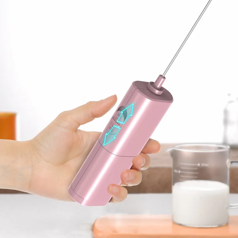 Электрический вспениватель молока, ручной блендер, портативный мини-ручной быстрый вспениватель, венчик для кофе, капучино, миксер для крема, пищевой блендер для яиц