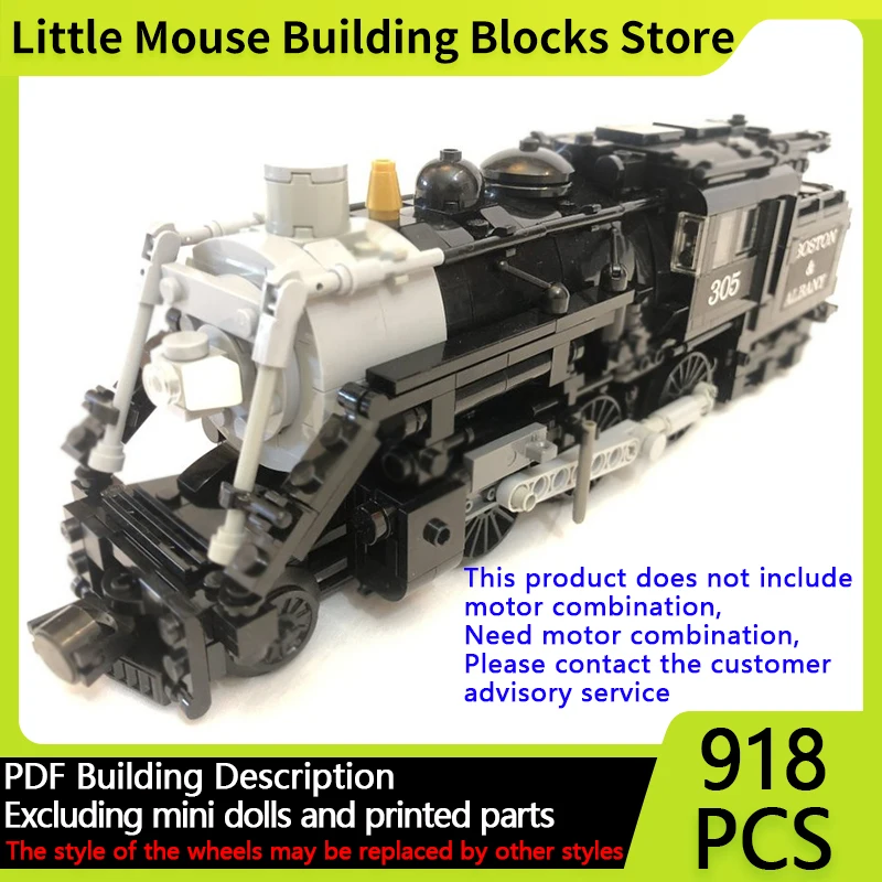 

City Car Model MOC Building Bricks D-2a Suburban Tank Engine Train Modular Technology Gifts Holiday Assemble Children Toys Suit