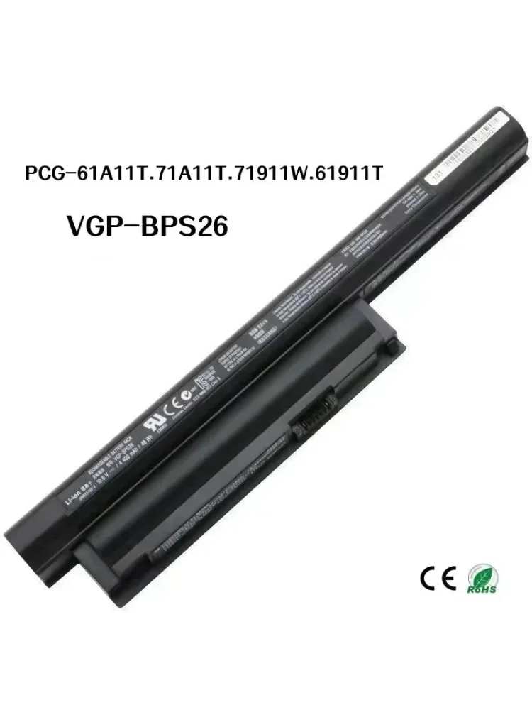 100%Original 5300mAh for Sony VGP-BPS26 BPL26 CA26EC EG38 PCG-61A11T PCG-71A11T PCG-71911W PCG-61911T PCG-71911X Laptop Battery