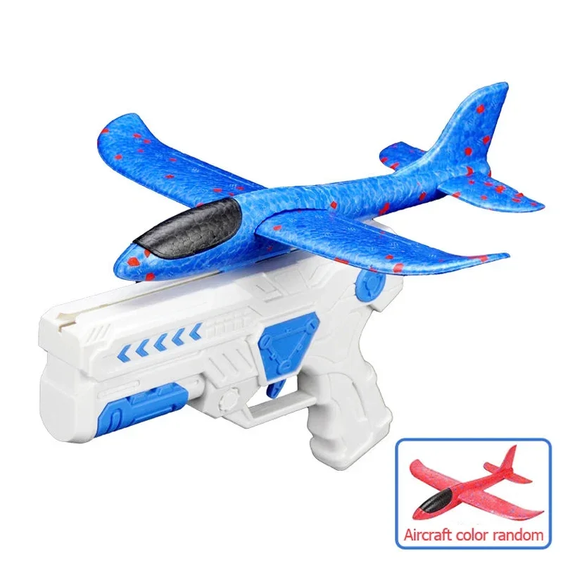 Airplane Launcher Toys Outdoor Plane Flying Toys Non Slip Kids EPP Foam Catapult Plane Birthday Gifts for Boys Girls