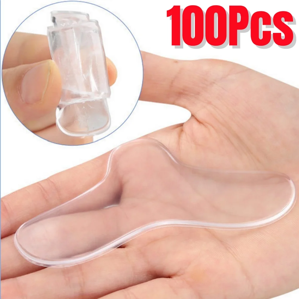 

100Pcs Clear Nasal Pads for CPAP Mask Nose Gel Pads Sleep Apnea Mask Comfort Pad Can Be Trimmed To Size Cushions for Most Masks